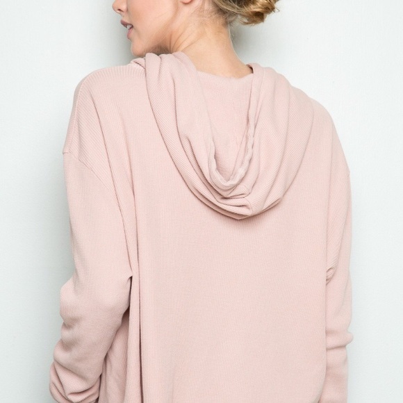 Thermal Cropped Hoodie - Picture 3 of 7